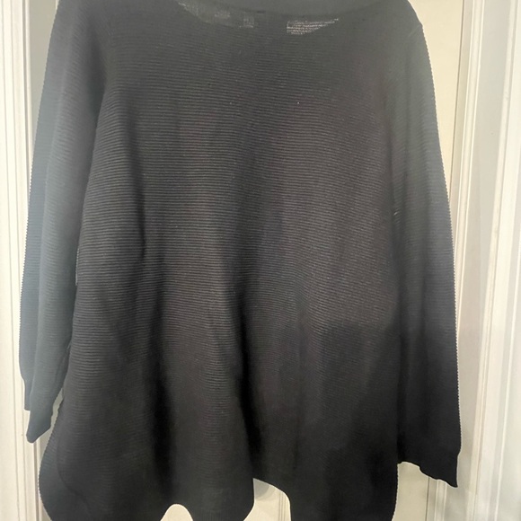 Black Ribbed Sweater - Picture 2 of 3